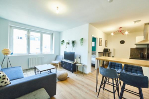 BE-4D - Appartement F3 pour 1-4 pers au 4ème étage au centre de Mulhouse
